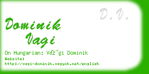 dominik vagi business card